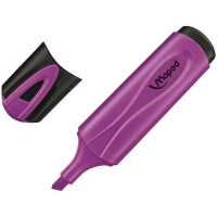 Маркер текстовыделитель "Fluo Pep's" фиолетовый, клиновидный наконечник, толщина линии 1-5мм 742531