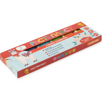 Пластилин 6 цветов 120гр. "Расти" растительный, пастельные цвета, картон LRPP-0106