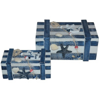 Шкатулка "Морская" 12х6х5см, дерево Y5392-17