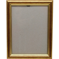 Рамка для фото 15х20см пластик, золото 21мм