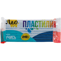 Пластилин "Учись" 240гр синий, в пакете LMC-240
