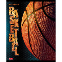 Тетрадь А5 48л клетка "Спортклуб" на скобе 3D лак матовая ламинация 48Т5лолВ1/048540