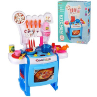 Игровой набор "Кухня" 49х30х62см, 26 предметов, (свет,звук), пластик CK11500/1872888
