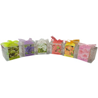 Свеча в подсвечнике ароматизированная 6х7см 6 цветов Y6402-18