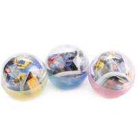 Конструктор "Армия" в шаре 6,5см 12 видов, пластик Y7588-18