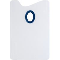 Палитра 20х30см прямоугольная облегченная, белое оргстекло, Ладога 250451869