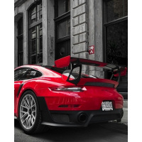 Живопись по номерам (акрил) 40х50см "Красный порше" сложность 3, холст на подрамнике МСА2066