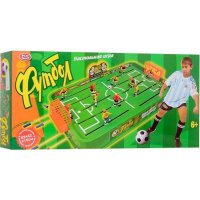 Игра настольная "Футбол" 82х42х18см, пластик (поле, ворота, 2 мяча, 14 фигурок, наклейки) A553-H3001