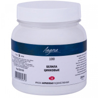 Краска акриловая 220мл белила цинковые Ладога 2223100