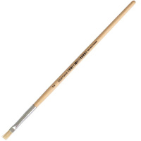 Кисть щетина плоская №2 длинная ручка 139652