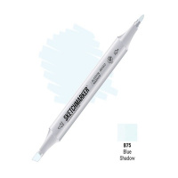 Маркер спиртовой двухсторонний "Sketchmarker" синяя тень SM-B75