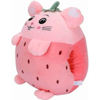 Животные "Фрукты" 32х28см с пледом 5 видов XM24913