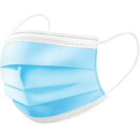 Маска защитная одноразовая 3х-слойная 01588