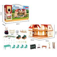 Набор домик "Счастливая семья" с мебелью + 1 герой 2296120/A08