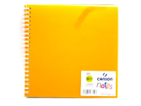 Скетчбук 18,5х18,5см 50л 120г/м2 спираль оранжевый Canson Notes 204127711