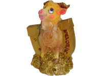 Статуэтка керам. Овечка с подковой 9см 4 вида Y1241-14/7426