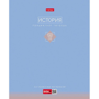 Тетрадь А5 48л клетка История "Трогательная пастель" на скобе ламинация Soft-touch 089848