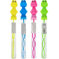 Мыльные пузыри "Крокодил" 25см, 3 отверстия, 4 цвета PS2441