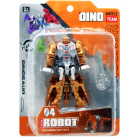 Трансформер "Динозавр" с мечом 9х4см пластик, в блистере LT391349