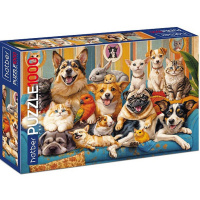 Пазлы 1000 эл. "Premium. Ушастая фотосессия" 68х48см 1000ПЗ2_33363/090086