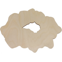 Заготовка для декорирования "Срез камня №2" 25х20см фанера 3мм 950012