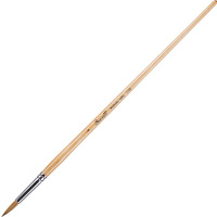 Кисть колонок микс круглая №5 длинная ручка 112205