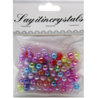 Набор бусин 8мм 13х10см разноцветный Y9022-19