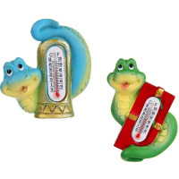 Магнит Змея с термометром 3,5х6см полистоун, 2 вида 705-006