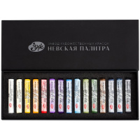 Пастель 15 цветов мягкая, круглая, картон 253411960