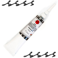 Контур акриловый д/ткани 20мл черный 0709081