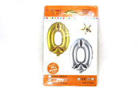 Шар воздушный 80см (32"), Цифра "0" (фольга) Y5692-17