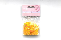 Конфетти "Бабочки" 14гр перламутровые, желтые Q