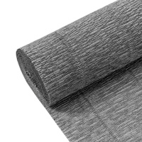 Бумага гофрированная 50х250см 037, черная Y9167-19