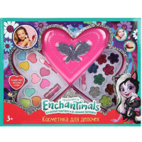 Косметика для девочек "Энчентималс" (тени для век, помада, аппликатор 2шт.) 10599F3-ENS