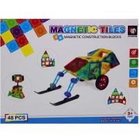 Конструктор магнитный 48 деталей 27х20х5см LT336022