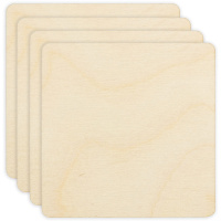 Заготовка для декорирования Набор подставок под горячее Квадрат 10,5см фанера 3мм 060012