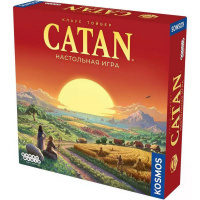 Игра настольная "Колонизаторы Catan (2025)" 30х30см (126 карт, жетоны, гексы, фигурки, кубики) 952