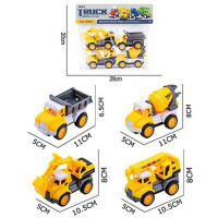 Набор машин "Строительная техника" инерционный, пластик 11х8х5см (4 машинки) 2292941/8899-21 Набор машин "Строительная техника" инерционный, пластик 11х8х5см (4 машинки) 2292941/8899-21