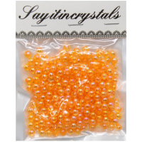 Набор бусин 6мм 13х10см оранжевый Y9021-19