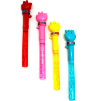 Мыльные пузыри "Рука" 27см, 5 отверстий, 4 цвета, рука игрушка Y9758-19