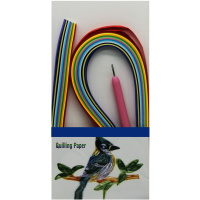 Набор для квиллинга (бумага 12 цветов 120 листов 5х530мм, ручка) Y10857-24