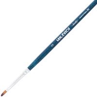 Кисть синтетика плоская №3 короткая ручка "Andy" 753103