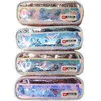 Пенал 22,5х5х8см прямоугольный, 2 отделения, пвх, 4 цвета DZ1194