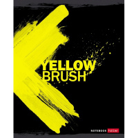 Тетрадь А5 96л клетка "Взмах кистью" на скобе выборочный лак 5 дизайнов 080271