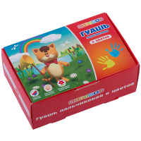 Гуашь пальчиковая 6 цветов 40мл 3041243