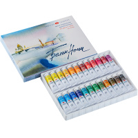 Краски акварельные 24 цвета "Белые ночи" 10мл тубы картонная упаковка 19411228