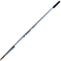 Кисть синтетика круглая №5/0 короткая ручка "Баргузин" 4607096507114