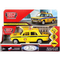 Машина "Ваз-2106. Жигули полиция" желтая, инерционная, металл 12см (свет, звук, открывающиеся двери) Машина "Ваз-2106. Жигули полиция" желтая, инерционная, металл 12см (свет, звук, открывающиеся двери)