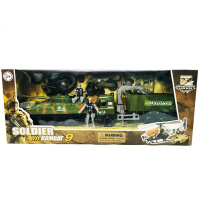 Набор машин "Военный. Комбат 9" пластик 57х14х23см (7 предметов) 2004956/ABC11-123