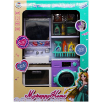 Игровой набор "Ванная комната" 34х20х7см с бытовой химией (свет,звук) пластик LT335104